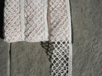 Klöppelspitze aus Baumwolle, 3,5cm breit